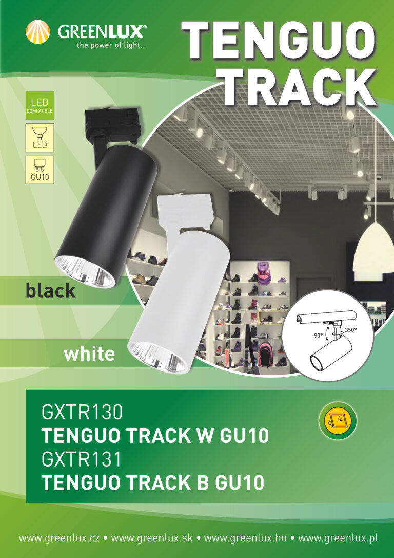 TENGUO TRACK - LED svítidlo na lištový systém