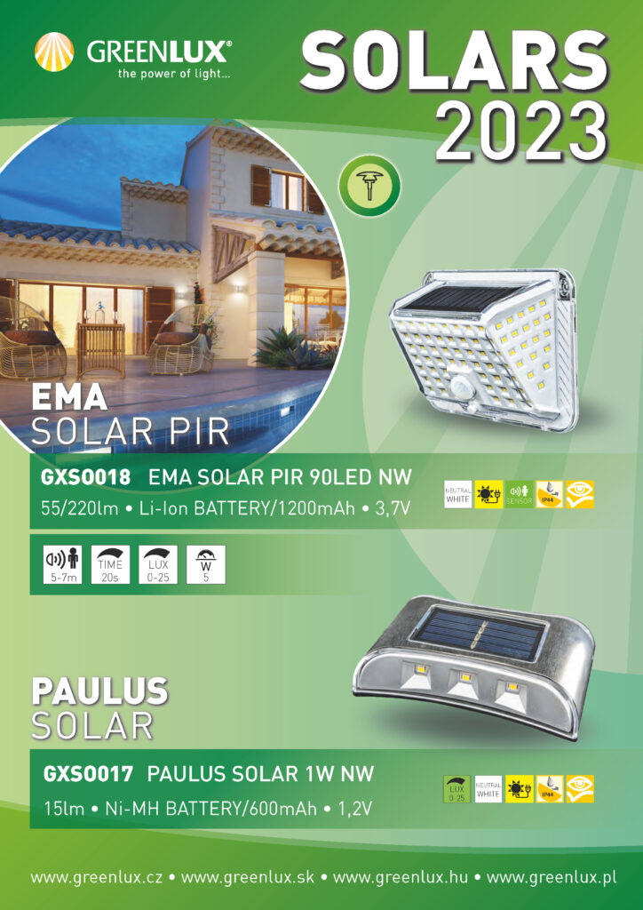 Rozšíření nabídky solárních svítidel